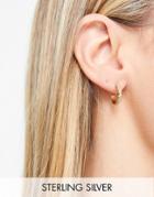& Other Stories Premium Hoop Earrings In Gold Plated Sterling Silver