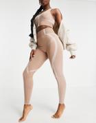 South Beach Seamless Contour Leggings In Ginger-orange