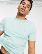 Farah Danny Organic Cotton T-shirt In Green