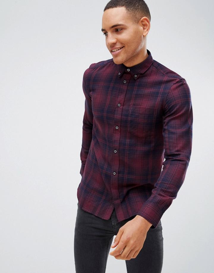 French Connection Large Over Check Shirt