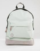 Mi-pac Classic Backpack In Mint With Contrast Gray - Gray