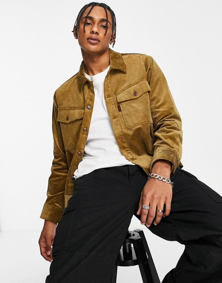 Gramicci Corduroy Trucker Jacket In Brown