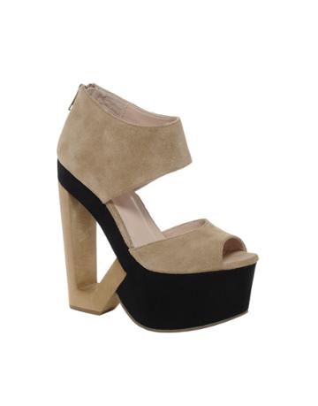 Dv8 Phantom Cut Out Suede Wedges