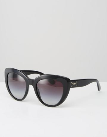 Dolce & Gabanna Cat Eye Sunglasses - Black