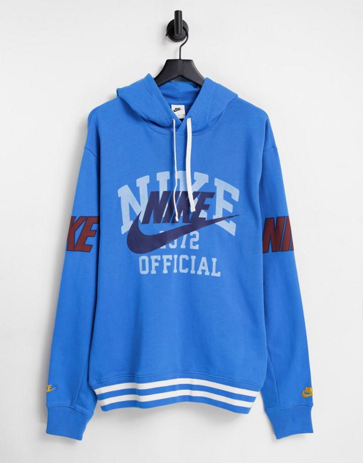 Nike Trend Pack Hoodie In Blue-blues