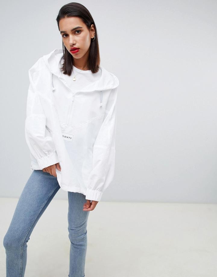 Miss Sixty Logo Windbreaker - White