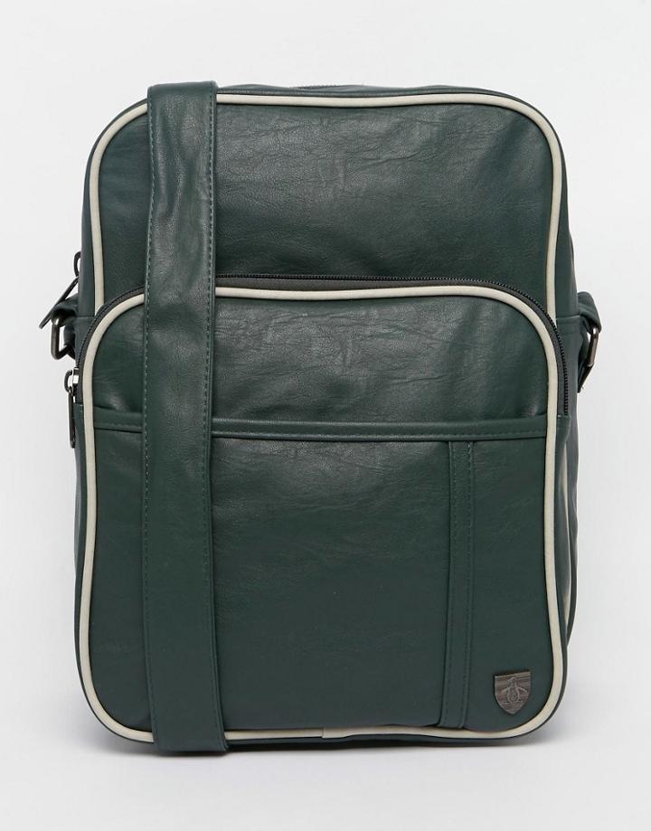 Original Penguin Vertical Record Bag - Green