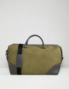Ted Baker Inferno Carryall In Nubuck Look - Green