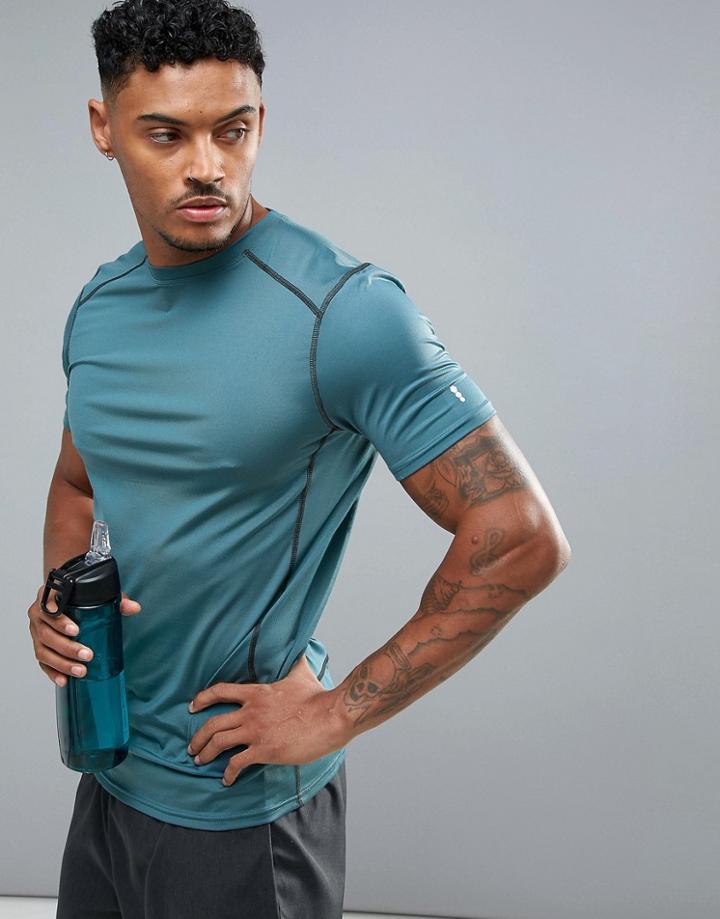 New Look Sport T-shirt In Blue - Blue
