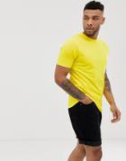 Soul Star Longline Neon T-shirt - Yellow