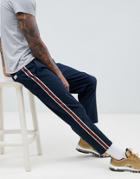 Jack & Jones Tapered Chino With Side Stripe - Navy