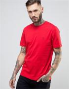 Original Penguin Small Logo T-shirt Slim Fit In Red - Red