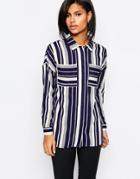 Vero Moda Stripe Shirt - Multi Stripe