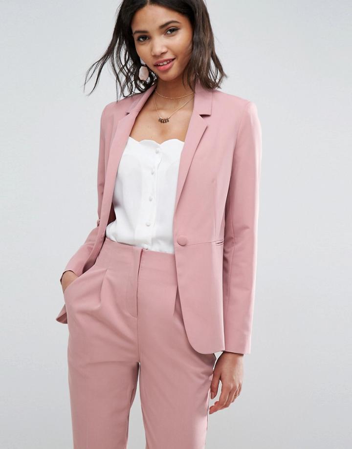 Asos Mix & Match Slim Blazer - Pink