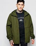 Fjallraven High Coast Wind Jacket With Hood - Olive