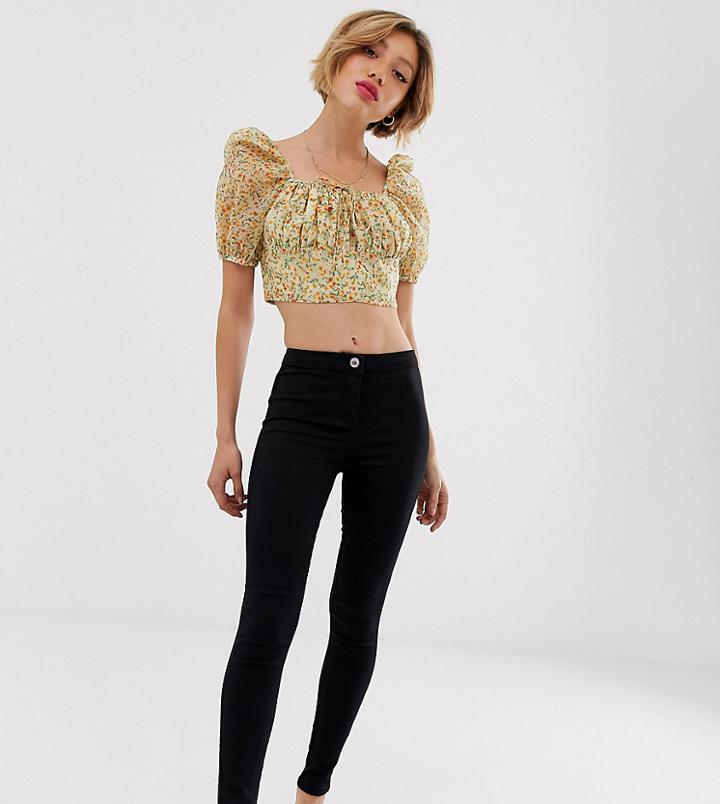 Parisian Petite Skinny Jegging - Black