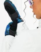 Asos 4505 Ski Mitten With Padding In Multi