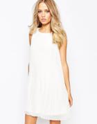 Y.a.s Alia Pleated Dress - White