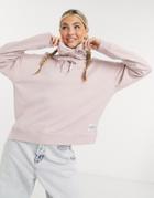 Calvin Klein Performance Half Zip Funnel Neck Sweatshirt In Pink