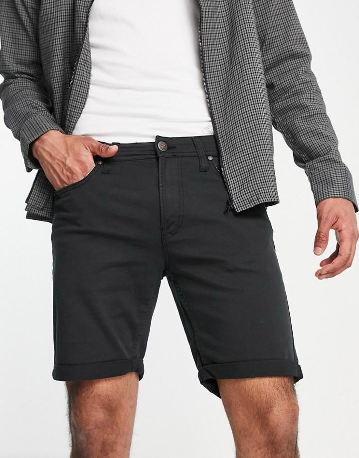 Jack & Jones Intelligence 5 Pocket Shorts In Black