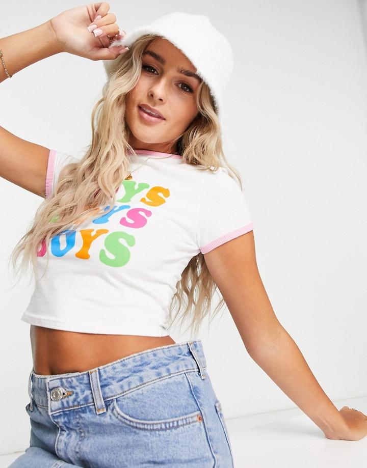 Asos Design Fluffy Bucket Hat In White