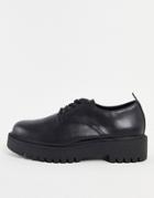 Pull & Bear Chunky Sole Shoes In Black