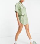 Collusion Pu Short In Green - Part Of A Set-neutral