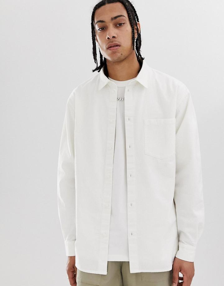 Weekday Kevin Shirt - White