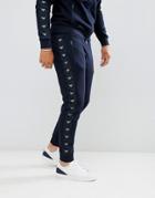 Emporio Armani Taped Jogger Sweat In Navy - Navy