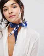 Ted Baker Persian Blue Mini Skinny Scarf - Blue