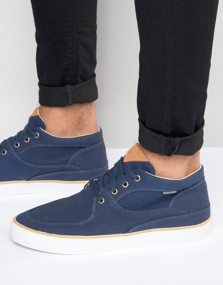 Pointer Mathieson Mid Sneakers In Canvas - Blue