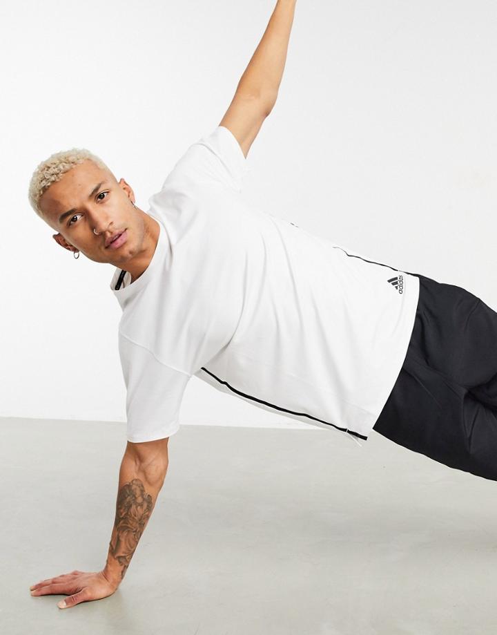 Adidas Training Primeblue T-shirt In White