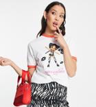 Collusion Cowgirl Print Boxy T-shirt In White