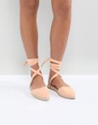 Asos Jaynie Two Part Espadrilles - Orange
