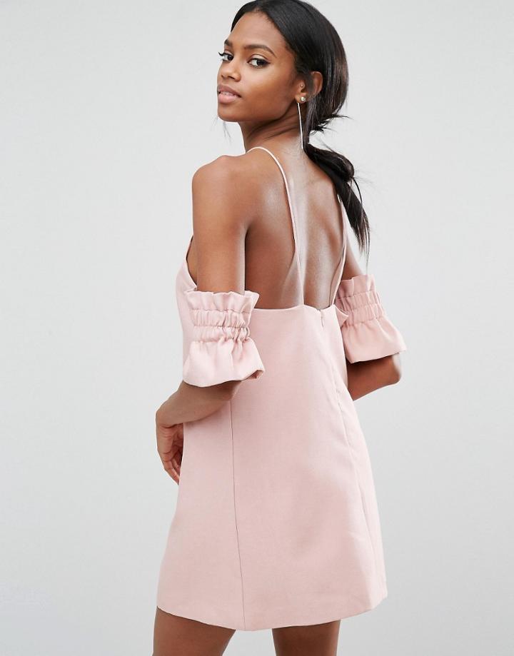 C/meo Collective Double Take Mini Dress - Pink