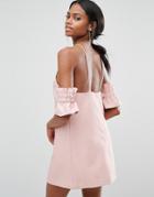 C/meo Collective Double Take Mini Dress - Pink