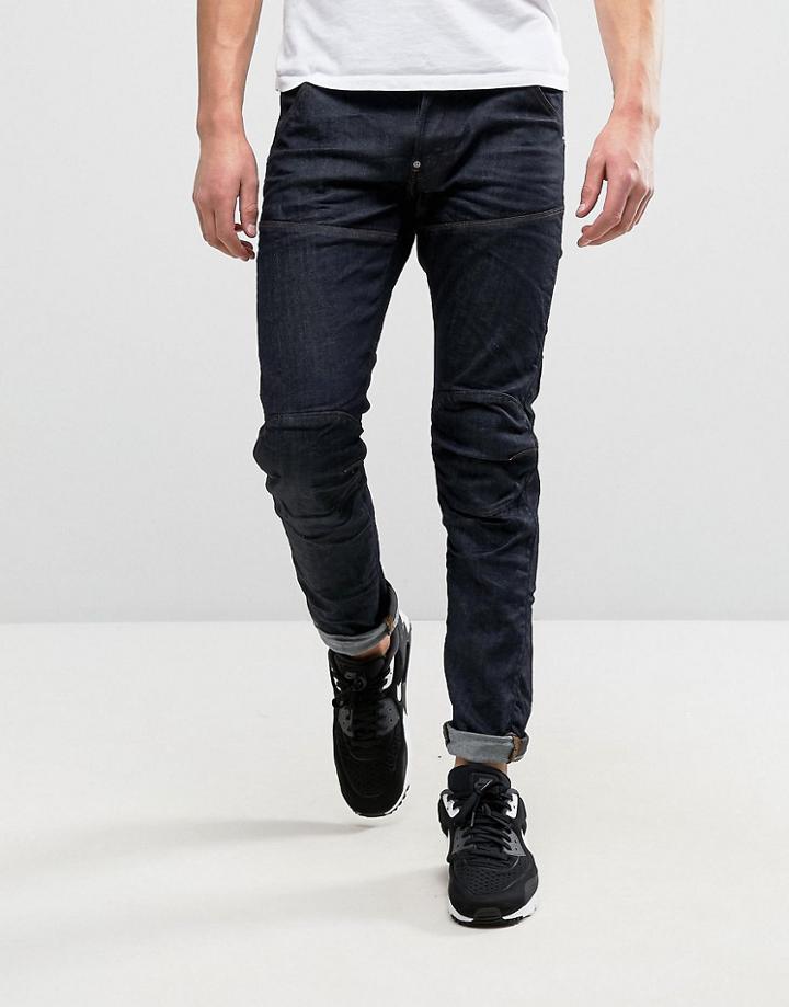G-star 5620 3d Slim 3d Jean Raw Denim - Navy