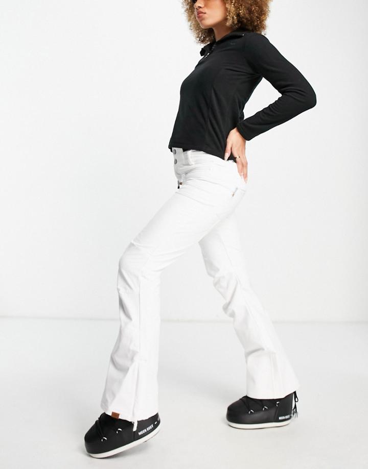 Roxy Rising High Ski Pants In White