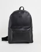 Fenton Pocket Front Backpack In Black