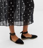Asos Design Jiffy Pointed Studded Espadrilles - Black