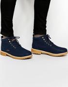 Rock & Religion Work Boots - Navy