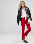 Pepe Jeans Basi Red Tailored Pants - Red