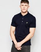 Lyle & Scott Vintage Polo With Eagle Logo - New Navy