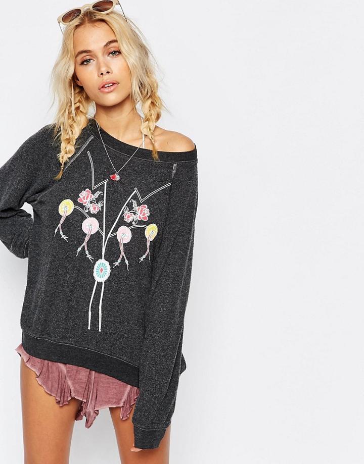 Wildfox Kim's Sweater - Clean Black