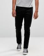 River Island Slim Fit Jeans In Black