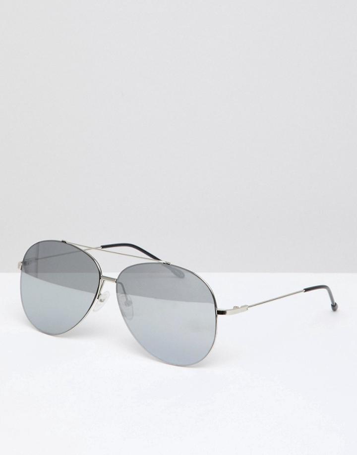 Jeepers Peepers Aviator Sunglasses In Silver - Gold