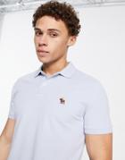 Abercrombie & Fitch Polo Shirt In Blue With Logo