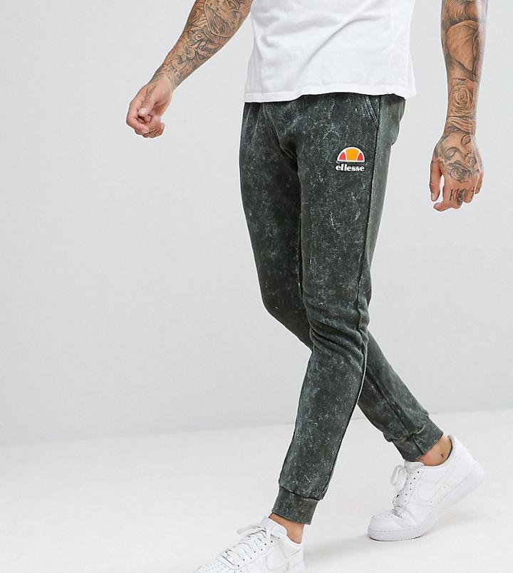 Ellesse Bleached Skinny Joggers In Green - Green