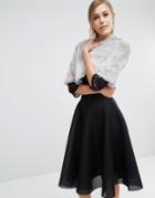 Coast Bleeker Faux Fur Cover Up Jacket - Silver