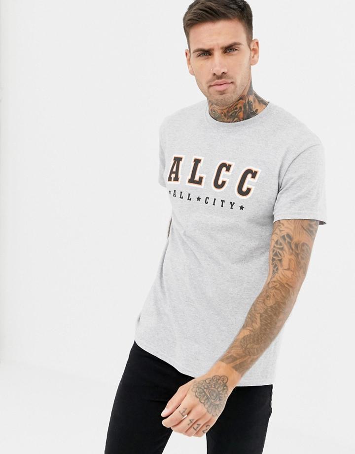 Abz London Map Back Print T-shirt - White